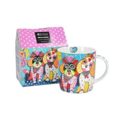 Maxwell & Williams Love Hearts lonček mug 370ml Oodles of Love / v darilni škatli / porcelan