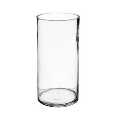 StarDeco Vaza 12,5xh25cm / cilinder / steklo