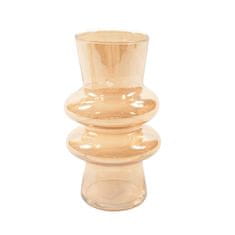 Mhome Vaza 12xh20cm / zlata / steklo