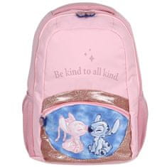 Disney DISNEY Stitch ŠOLSKI KOMPLET za dekle: Ojačan NAHRBTNIK + peresnica s šolskimi potrebščinami, ŠOLSKA SET 