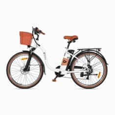 DYU C6 PRO 26-palčno mestno električno kolo, belo