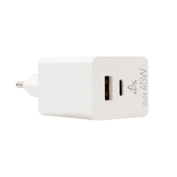 S-box USB 45W hitri polnilec HC-45 2-port / USB-C + USB-A GAN