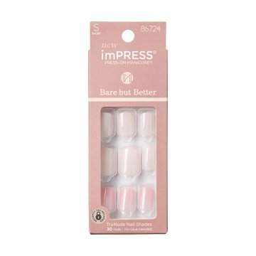 KISS Samolepilni nohti imPRESS BBB Nails Effortless Finish 30 kosov