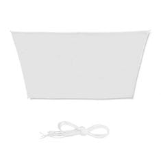 UNBRANDED Sončno jadro trapezno belo 