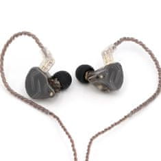 KZ ZSN PRO Hybrid HiFi slušalke, siva