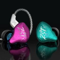 KZ ZST X hibridne HiFi slušalke, pisane