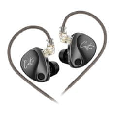 KZ Castor Bass dinamične HiFi slušalke, črne