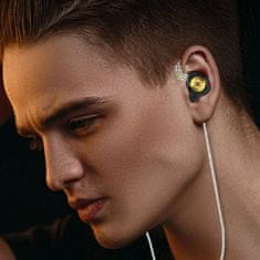 KZ EDX Ultra dinamične HiFi slušalke, črne