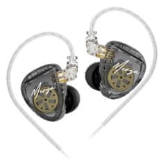 KZ Merga dinamične HiFi slušalke, srebrne