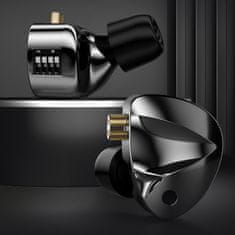 KZ D-Fi Switch dinamične HiFi slušalke, črne