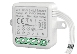 BOT Pametno stikalo WiFi Tuya CH14 s štirimi gumbi