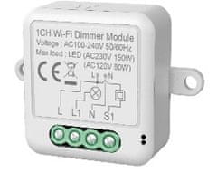BOT Smart WiFi sprejemnik dimmer Tuya CH17 z enim gumbom