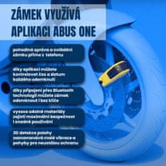 ABUS Pametna ključavnica za disk zavore Detecto SmartX 2.0 z alarmom rdeča