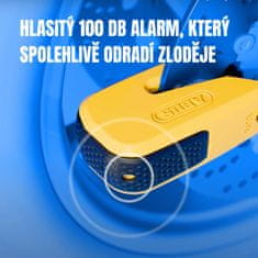 ABUS Pametna ključavnica za disk zavore Detecto SmartX 2.0 z alarmom rdeča