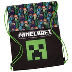 Astra Torba za čevlje Minecraft P.E., šolska torba na rami za dečka 32x40 cm 