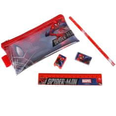MARVEL COMICS MARVEL Spider Man Prozoren PERESNIK z zadrgo Z OPREMO, vrečko za dečke, ŠOLSKI KOMPLET 