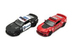 Kinsmart Avto Chevrolet Camaro policija/gasilci 12cm kovina/plastik 2 barvi za izvlečno