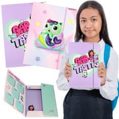 DreamWorks Gabby’s Dollhouse LAMINIRANA šolska mapa z elastičnim trakom A4 STARPAK 