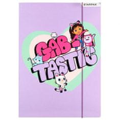 DreamWorks Gabby’s Dollhouse LAMINIRANA šolska mapa z elastičnim trakom A4 STARPAK 