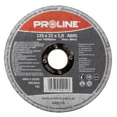 Proline REZNA PLOŠČA INOX T41 125X1X22 10KOM KOVINSKA EMBALAŽA PROLINE 44014P