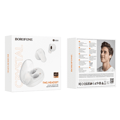 Borofone Bluetooth slušalke buds BW54 stereo bele