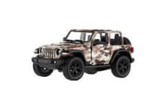 Kinsmart Avto Jeep Wrangler Camo Edition kovina/plastik 13cm 3 barve za izvlečno