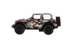 Kinsmart Avto Jeep Wrangler Camo Edition kovina/plastik 13cm 3 barve za izvlečno