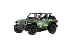 Kinsmart Avto Jeep Wrangler Camo Edition kovina/plastik 13cm 3 barve za izvlečno