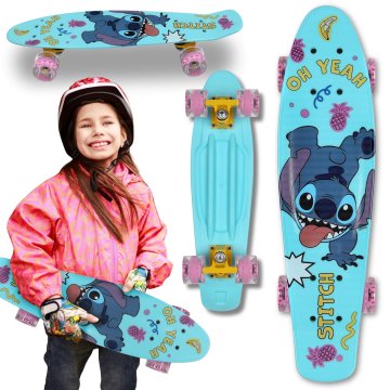 Disney DISNEY Stitch Otroška deska 55 cm, nedrseča, lahka, stabilna do 50 kg.