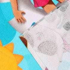 DreamWorks Gabby’s Dollhouse HITRO SUŠEČA se brisača za plažo, otroška kopalna brisača BOMBAŽNA 70x140 cm OEKO-TEX 