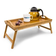 UNBRANDED Posteljni pladenj iz bambusa 