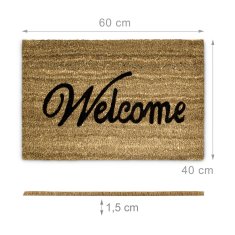 UNBRANDED Predpražnik iz kokosovih vlaken "Welcome" 