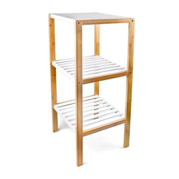 UNBRANDED Bambusova polica s 3 policami