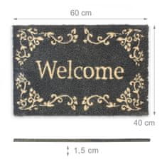 UNBRANDED Predpražnik iz kokosovih vlaken "Welcome" 40x60 cm 