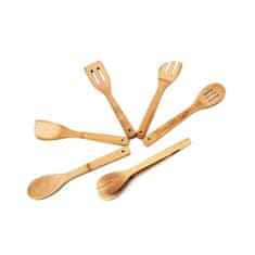 UNBRANDED Set 7 kuhinjskih pripomočkov iz bambusa 