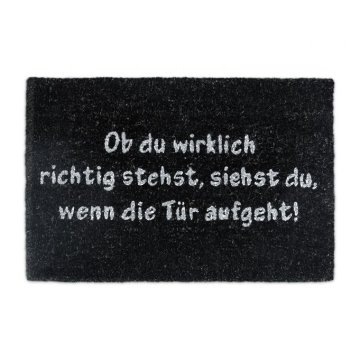 UNBRANDED Predpražnik kokos SPRUCH