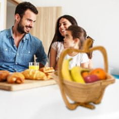 UNBRANDED Košara sadja iz bambusa 