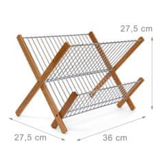 UNBRANDED Stojalo za odtoke CROSS kovinski bambus 
