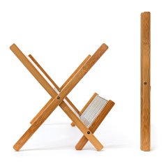 UNBRANDED Stojalo za odtoke CROSS kovinski bambus 