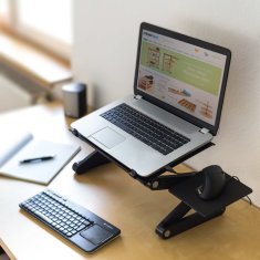 UNBRANDED Stojalo za prenosni računalnik z nastavljivim ventilatorjem 