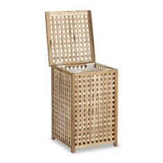 UNBRANDED Koš za perilo iz orehovega lesa 