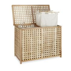 UNBRANDED Koš za perilo Duo oreh 
