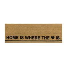 UNBRANDED Predpražnik iz kokosovih vlaken dolg "Home is ..." 