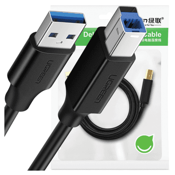 Ugreen UGREEN USB 3.0 A-B KABEL 2M ZA TISKALNIK IN HITROSKE USB NAPRAVE