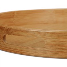 UNBRANDED Servirni pladenj Bamboo Round 