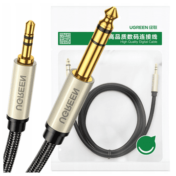 Ugreen UGREEN AVDIO KABEL JACK 3,5 MM NA TRS 1M ZA OPREMO OJAČEVALEC KITARE