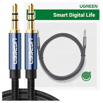 Ugreen ugreen AV122 3,5 mm AUX mini vtični kabel 3 m (črn)