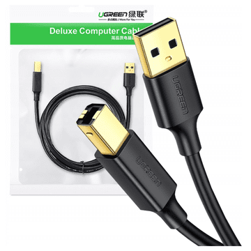 Ugreen UGREEN USB 2.0 A-B KABEL ZA TISKALNIK 3M ZA PERIFERIJE POZLAČENO