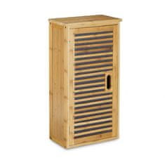 UNBRANDED Stenska omarica za kopalnico Bamboo 2 polici 