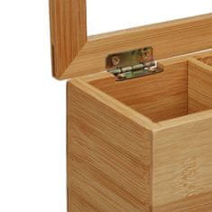 UNBRANDED Čaj v bambusu s 4 predelki 